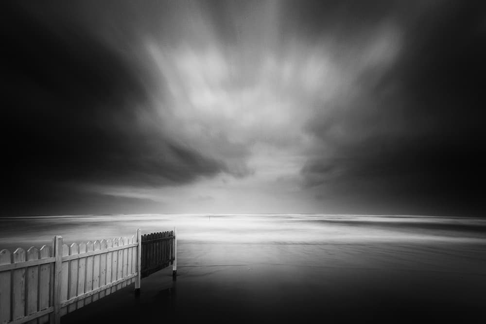 Moody Beach Horizon by Massimo Della Latta — canvas wall art
