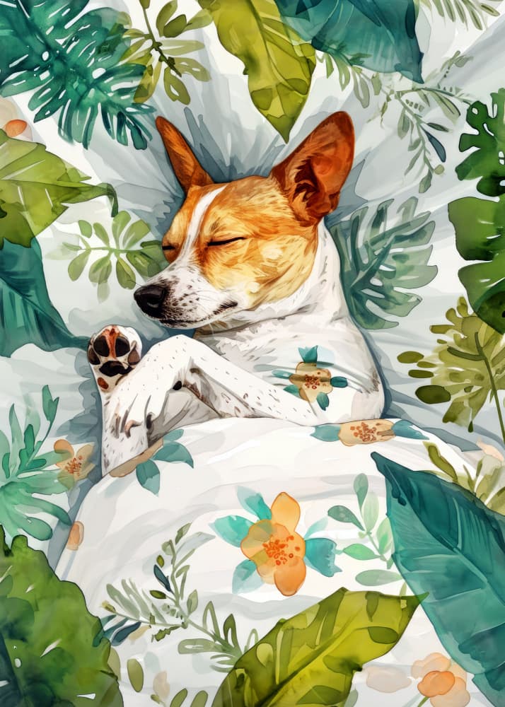 Dog's life 8 by Justyna Jaszke — canvas wall art