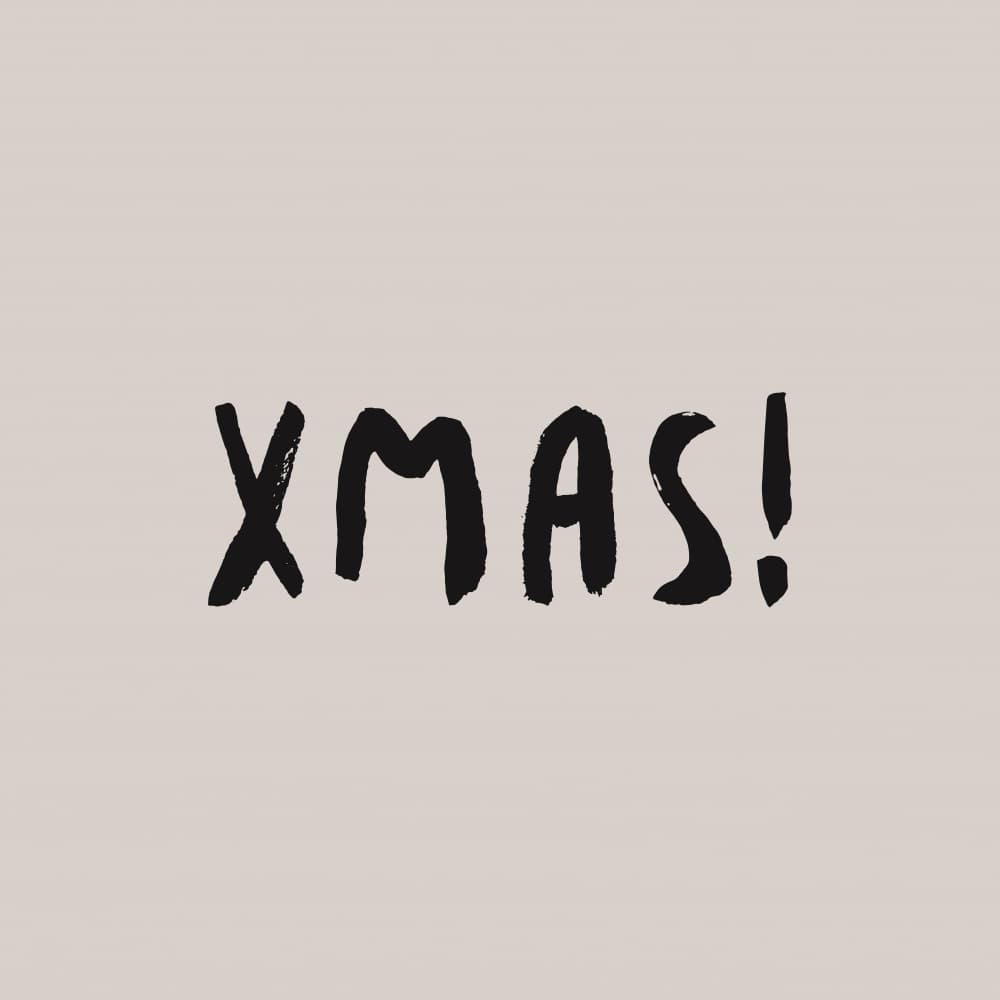 Merry Xmas Greeting by Orara Studio — canvas wall art