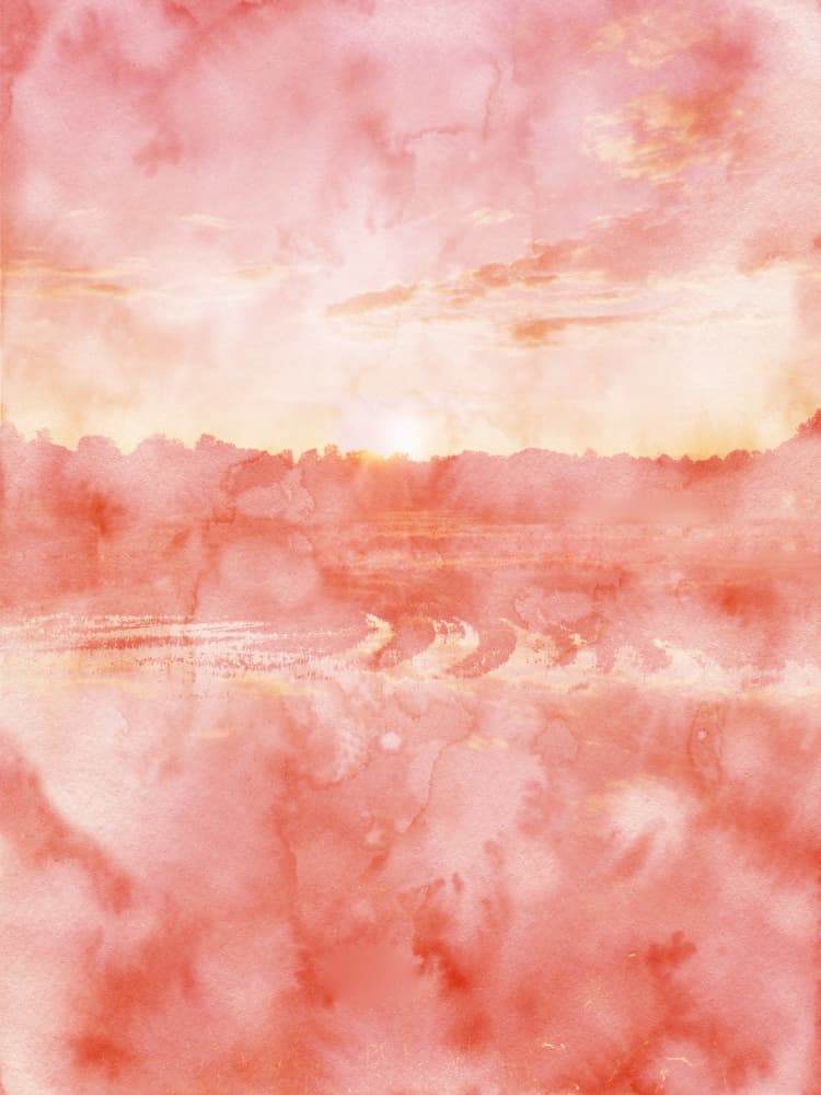 Dreamy Pink Sunset by Angelo Cerantola — canvas wall art
