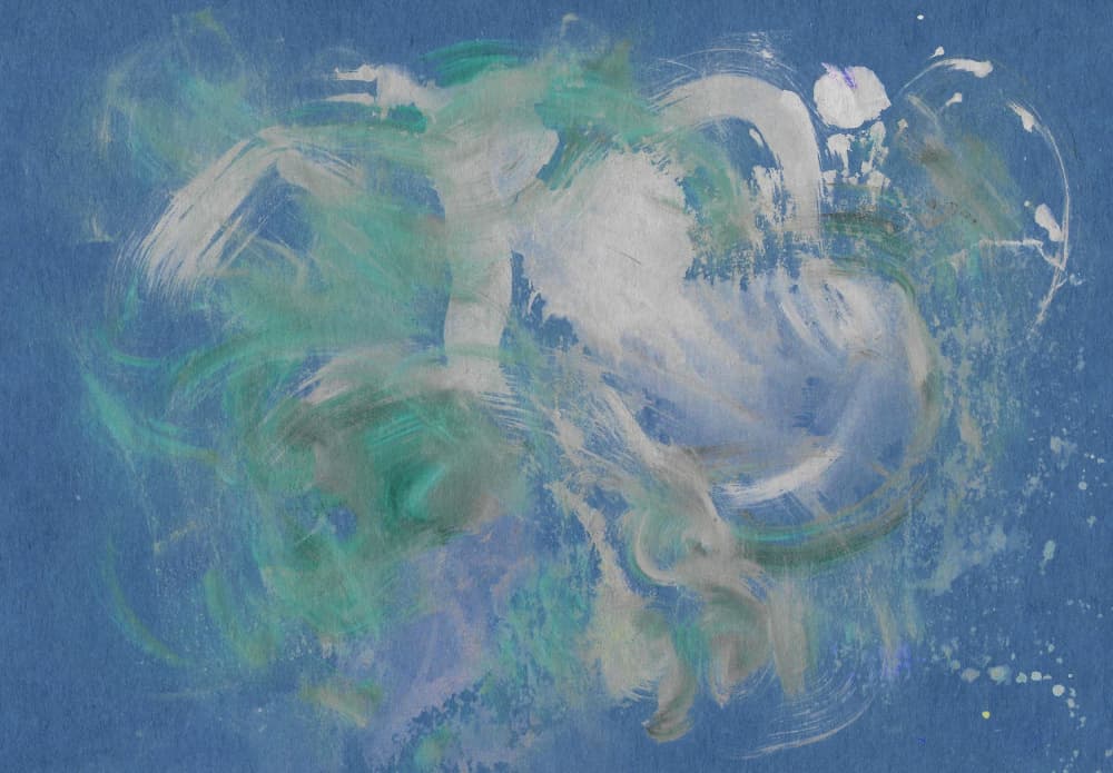 Soft Fluid Blue Abstract by Santhosh ch — canvas wall art