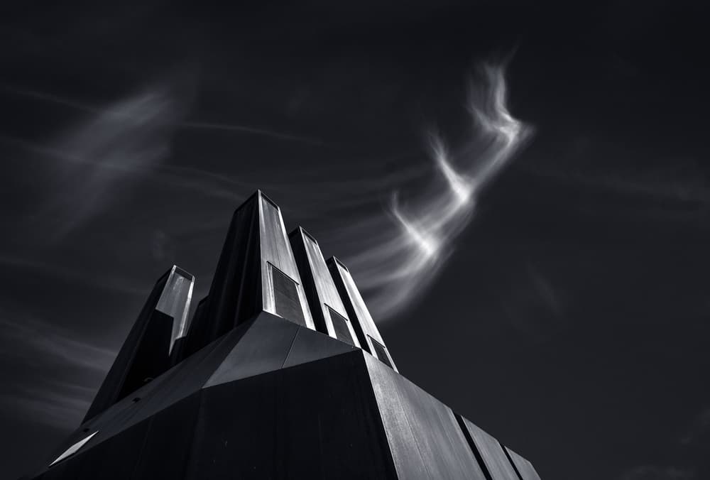 Dark Geometric Forms by Harry Verschelden — canvas wall art