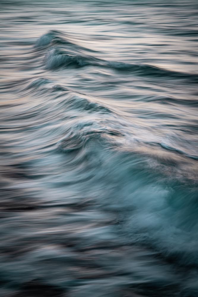 Abstract Ocean Waves by Tal Paz-Fridman — canvas wall art
