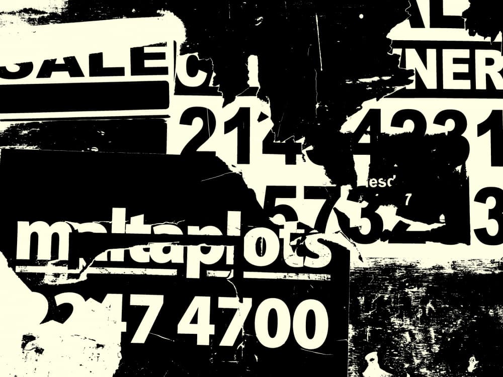Torn Graphic Collage by Petr Strnad — canvas wall art