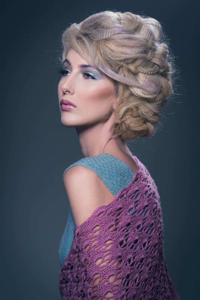 Elegant Fashion Portrait by Carine Belzon — canvas wall art