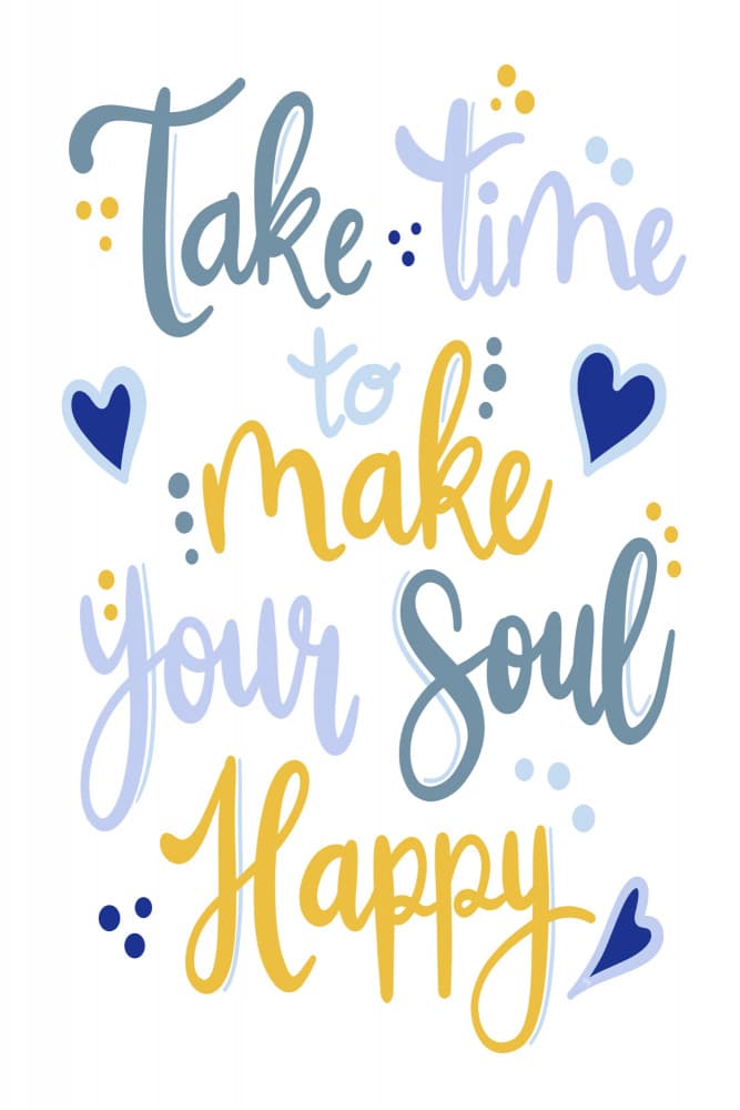 Make Your Soul Happy by Martina — canvas wall art