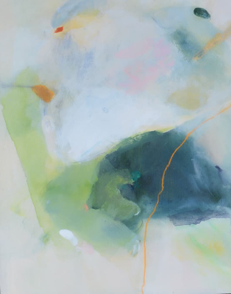 Serene Abstract Landscape by Arohika Verma — canvas wall art