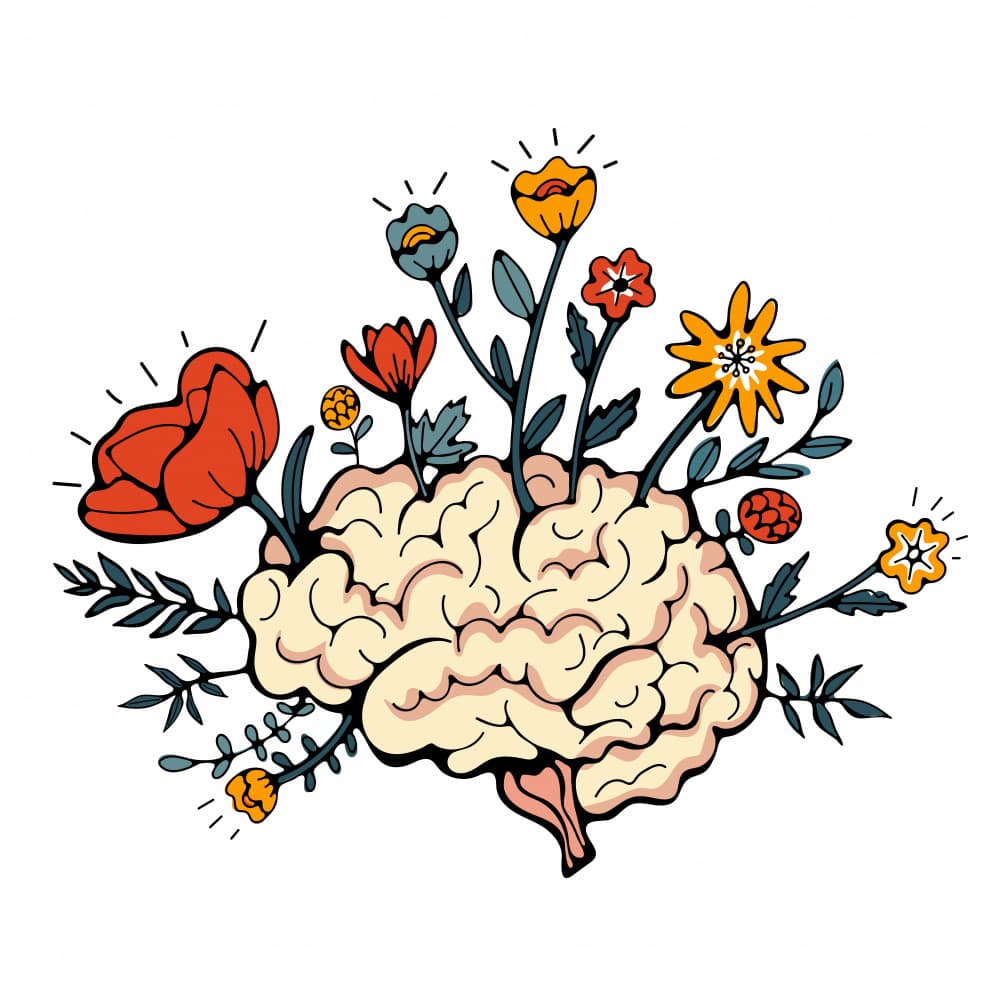 Creative Mind Blooms by Olga Galeeva — canvas wall art