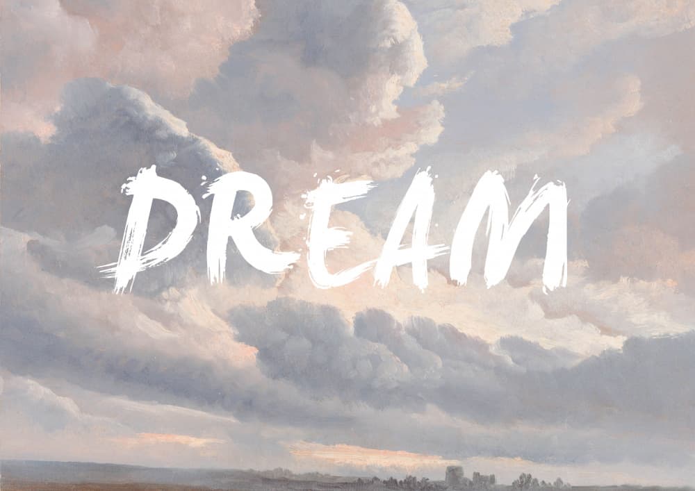 Pastel Dream Sky by Talitha McQueen — canvas wall art