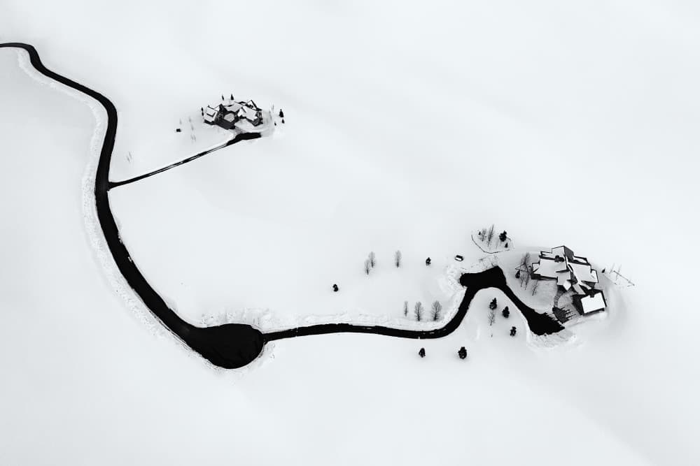 Winter Path Retreat by Mei Xu — canvas wall art