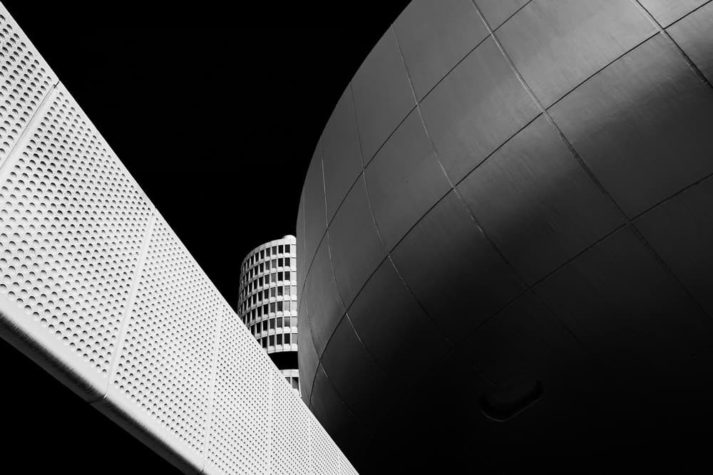 Modern Architectural Forms by Rolf Endermann — canvas wall art