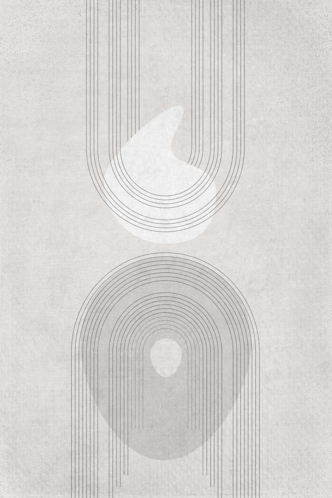 Abstract Arc Harmony by Melanie Viola — canvas wall art