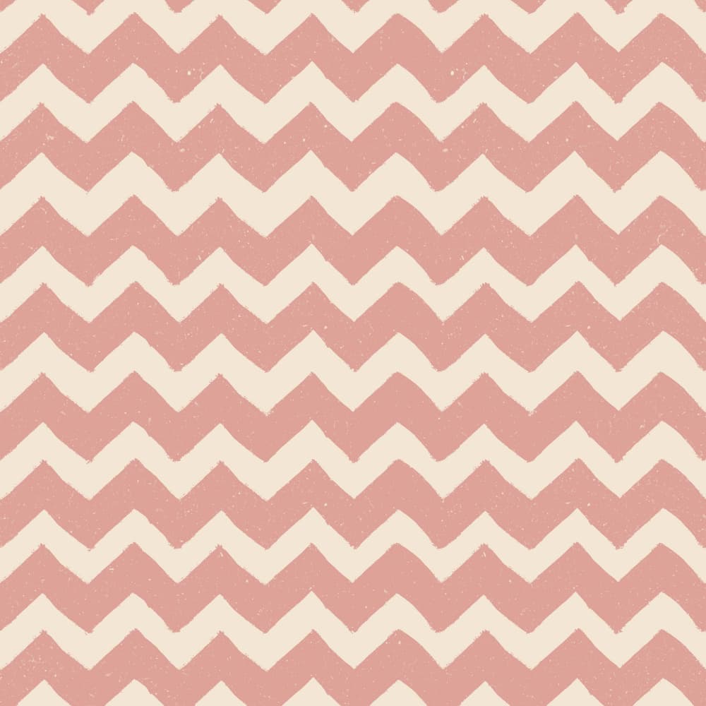 Pink Chevron Pattern by Philippine Bouchez — canvas wall art