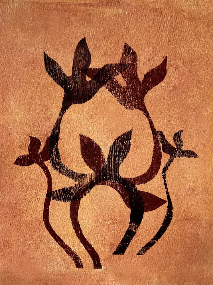 Boho Flower by Christina Misuro — canvas wall art