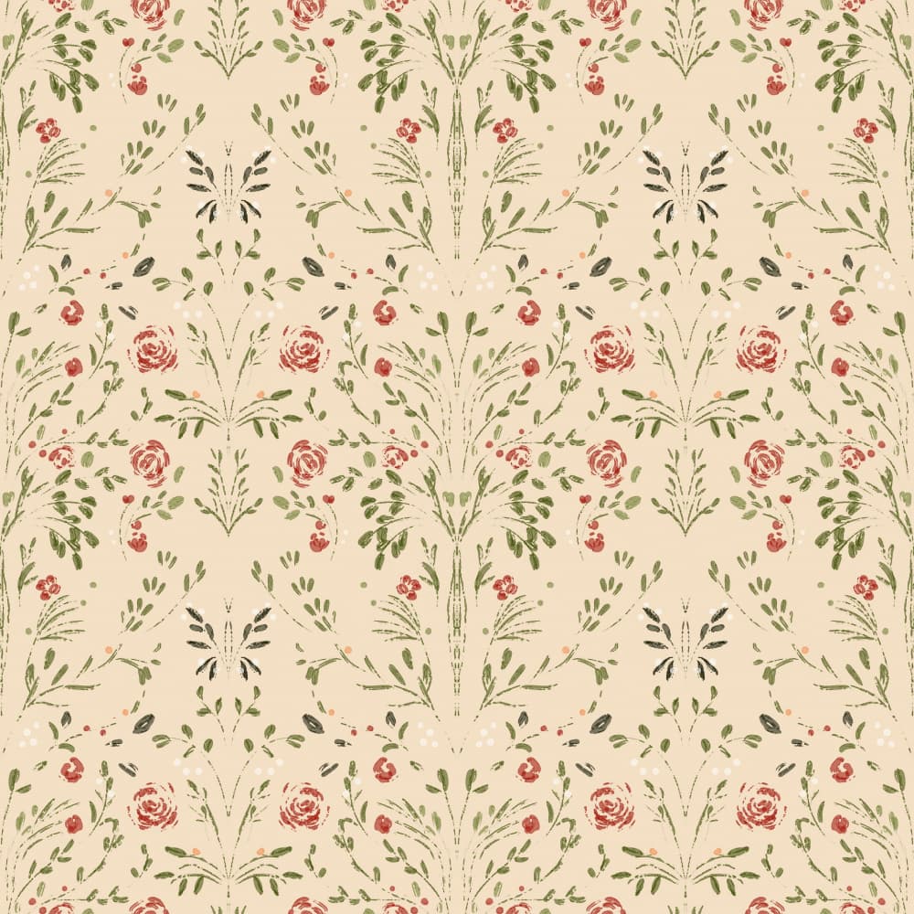 Rustic Rose Garden by Josie George — canvas wall art