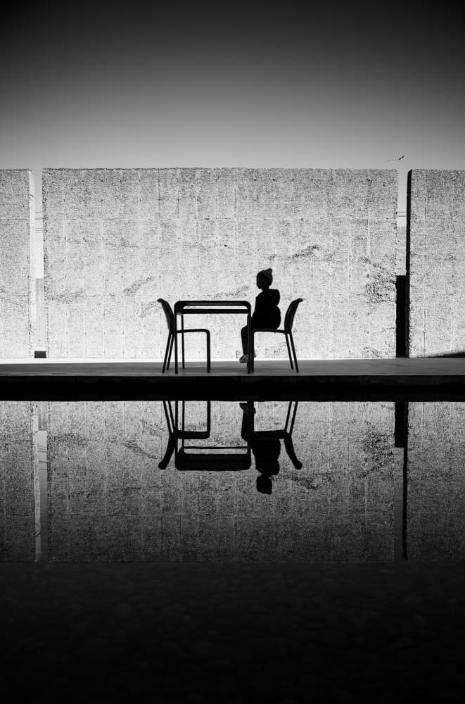 Solitary Reflection by Bong Goo Kang — canvas wall art