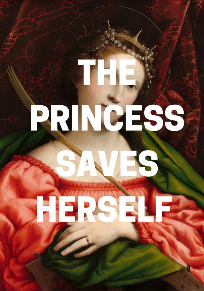 Classical Princess Portrait by Athene Fritsch — canvas wall art