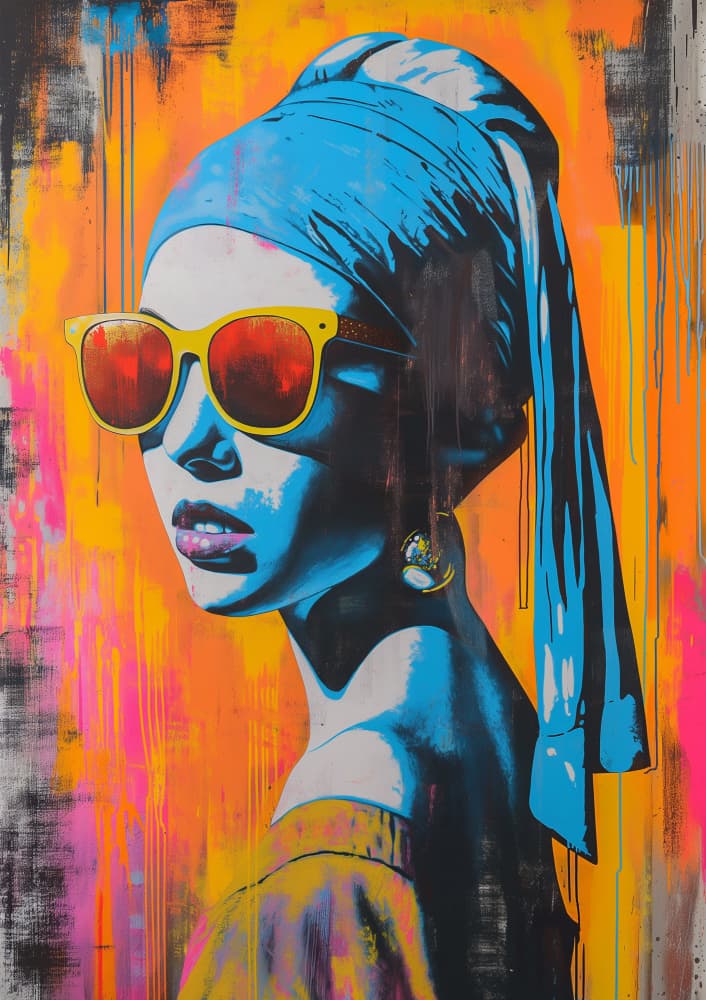 Pop Art Pearl by SHANDU — canvas wall art
