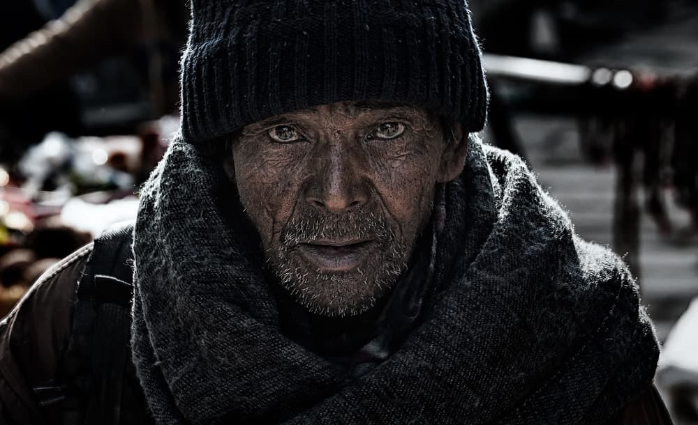 Weathered Man's Gaze by Joxe Inazio Kuesta Garmendia — canvas wall art