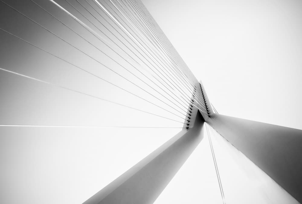 Upward Bridge Architecture by JUAN CARLOS HERVÁS MARTÍNEZ — canvas wall art