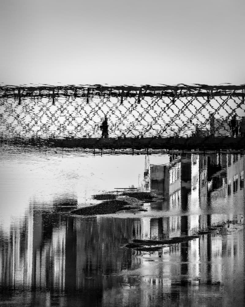 Reflected Urban Walk by George Digalakis — canvas wall art