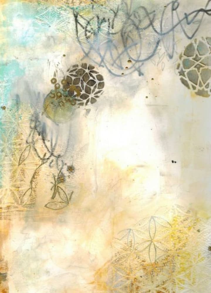 Organic Abstract Layers by Deb Chaney — canvas wall art