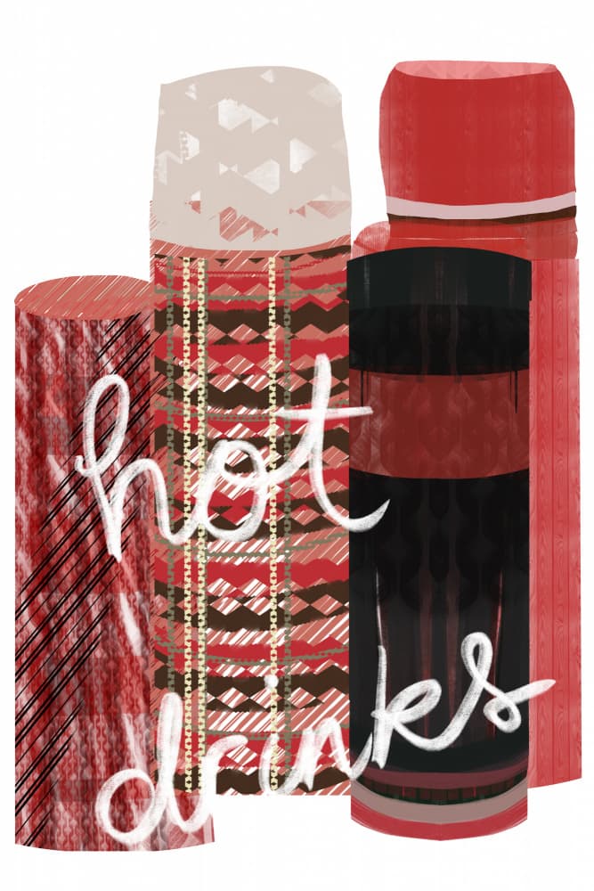 Hot Drinks Collection by casa cartissi — canvas wall art
