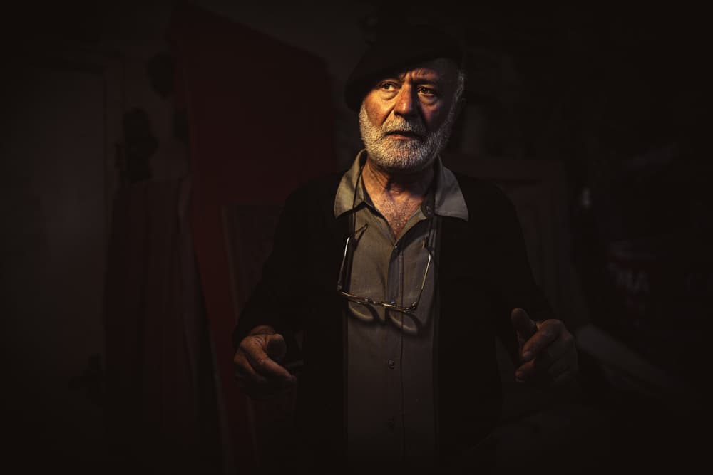 Wise Man with Beret by Marco Tagliarino — canvas wall art