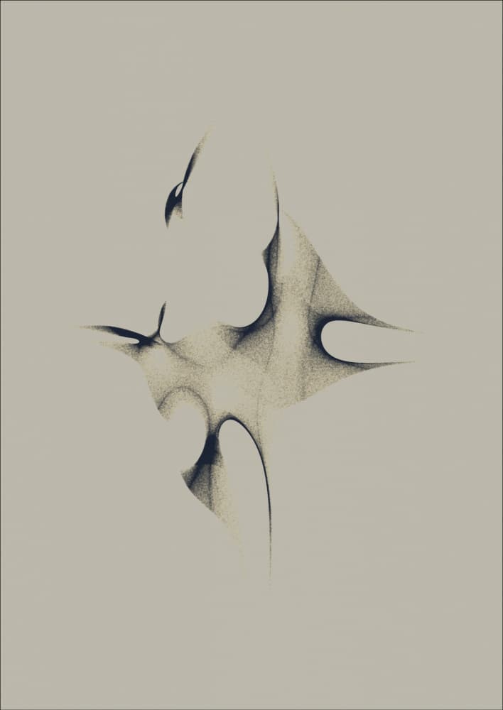 Dark Fluid Shapes by AV11 — canvas wall art