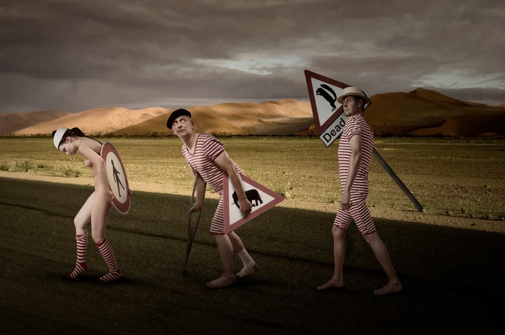 Surreal Desert Journey by Christine von Diepenbroek — canvas wall art