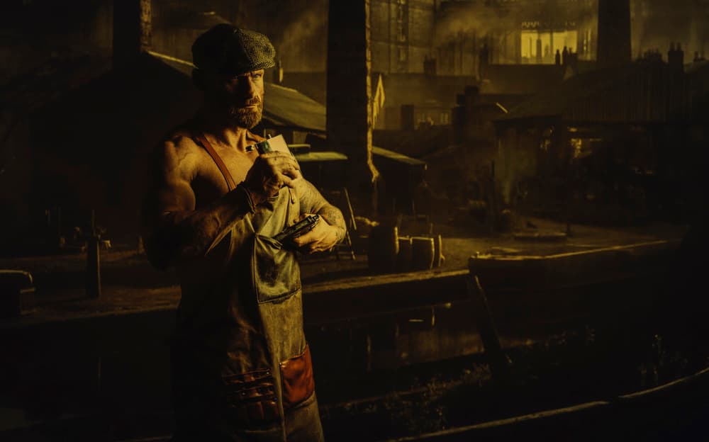 Industrial Working Man by gNo — canvas wall art