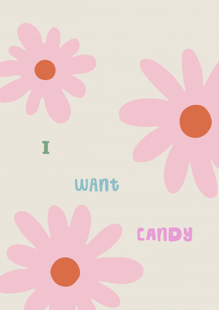 Iwantcandy by Treechild — canvas wall art