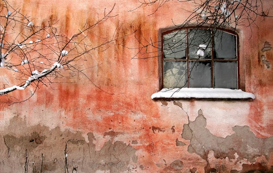 Rustic Winter Window by Bror Johansson — canvas wall art