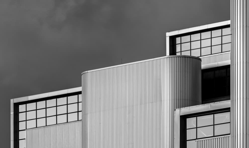 Modern Building Facade by wiebe wilbers — canvas wall art