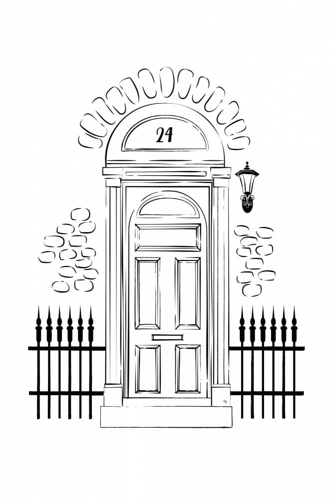 Elegant Front Door 24 by Martina — canvas wall art