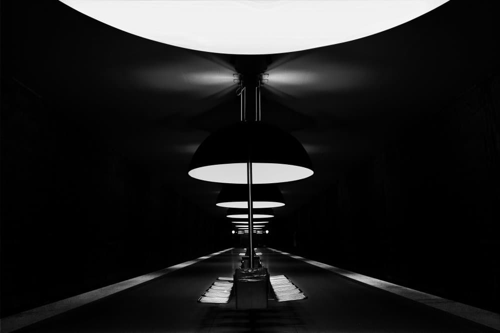 Modern Metro Lights by Rolf Endermann — canvas wall art