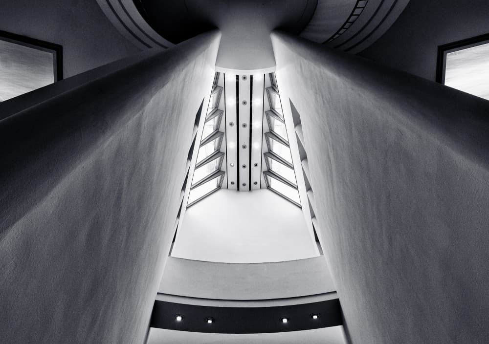Modern Architectural Curves by Gerard Jonkman — canvas wall art
