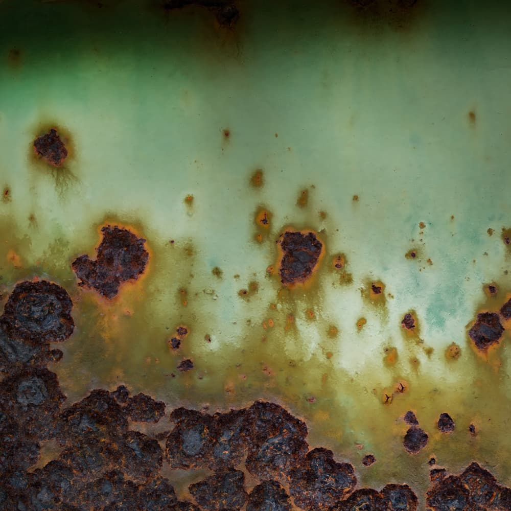 Weathered Green Metal Patina by Studio Meikle — canvas wall art