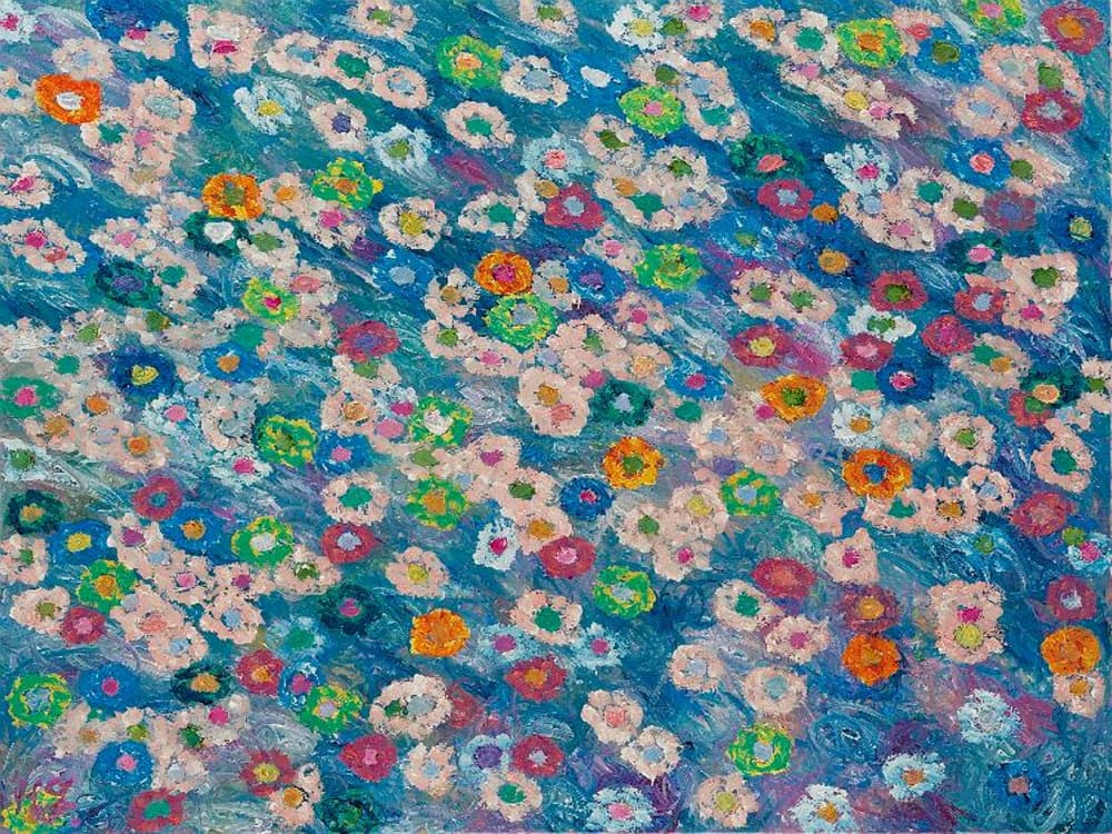 Vibrant Flower Field by Helen Joynson — canvas wall art