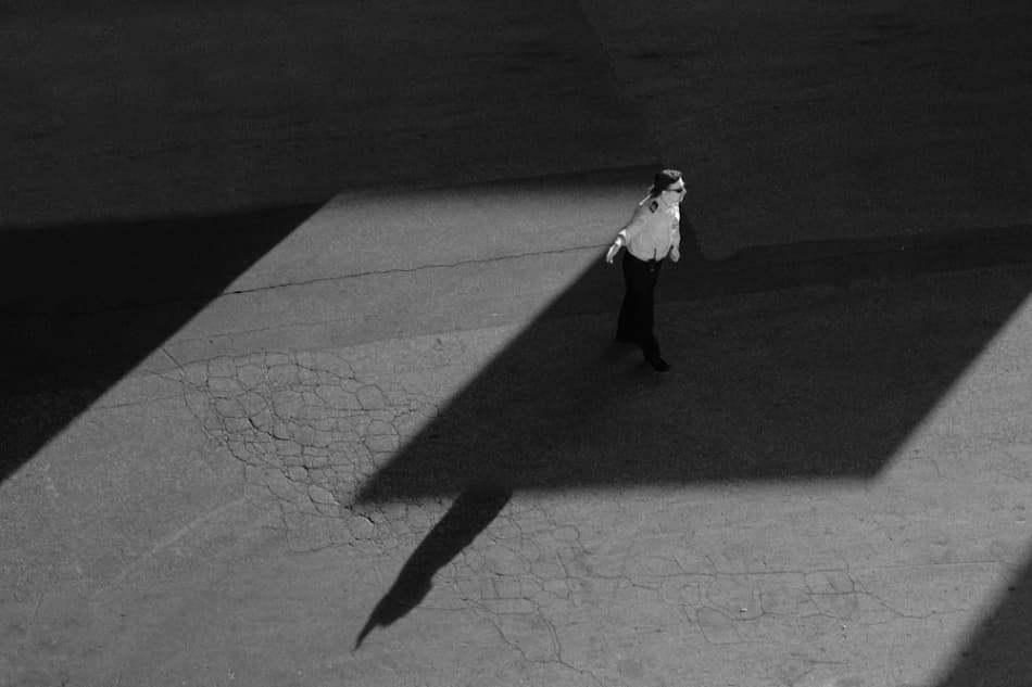 Walking Through Shadows by Jure Kravanja — canvas wall art