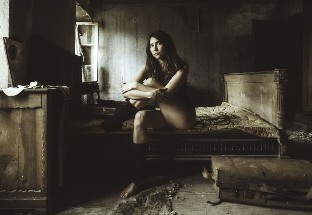 Vintage Room Solitude by Georgios Bero — canvas wall art