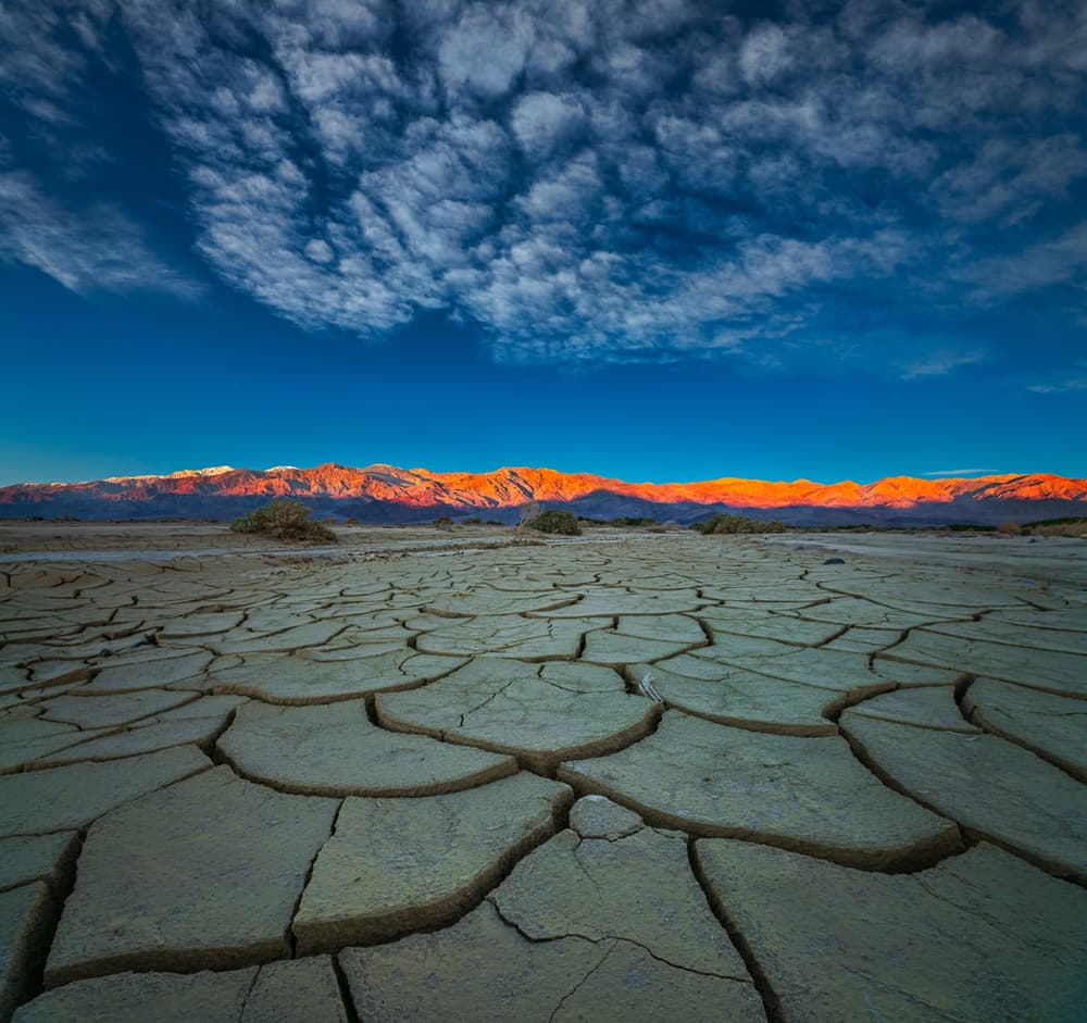Cracked Earth Sunset by John Fan — canvas wall art