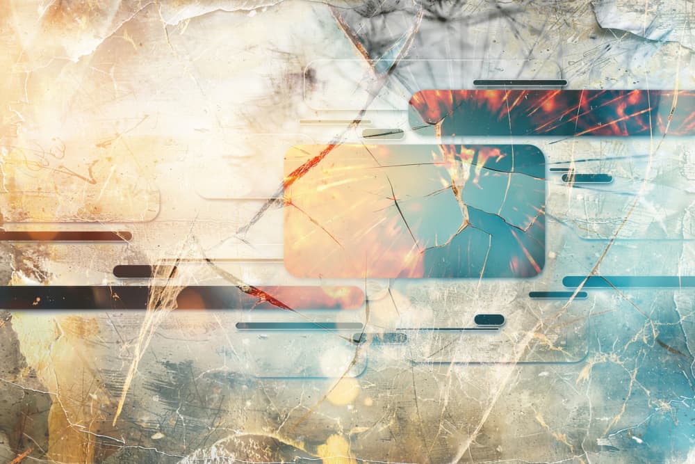 Abstract Fractured Light by Rafal Kulik — canvas wall art