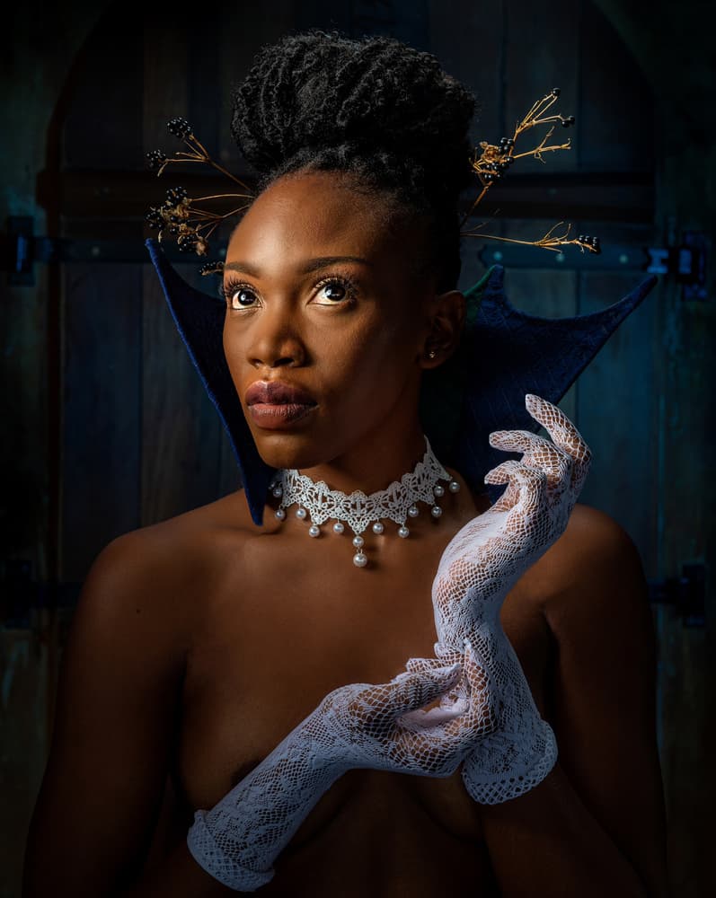 Dark Fantasy Queen by Derek Galon MA FRPS FOPS — canvas wall art