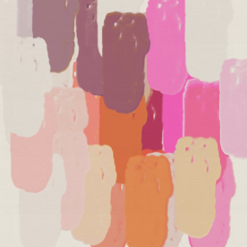 Sweet Colorful Blobs by Dina Dankers — canvas wall art