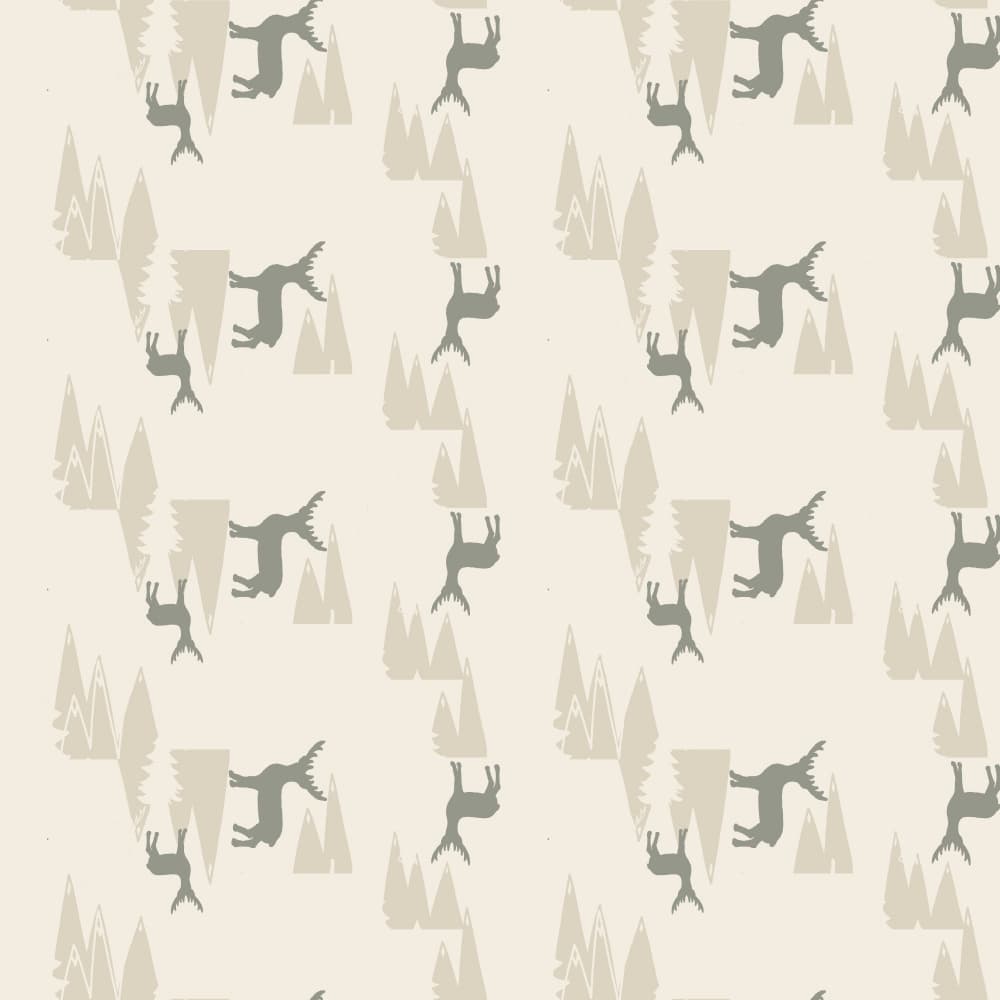 Winter Woodland Deer by Gemma Bardot — canvas wall art