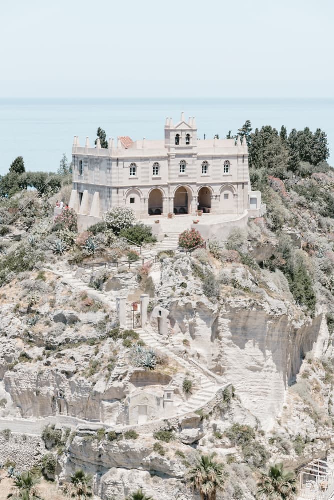 Tropea Cliffside Sanctuary by Photolovers — canvas wall art