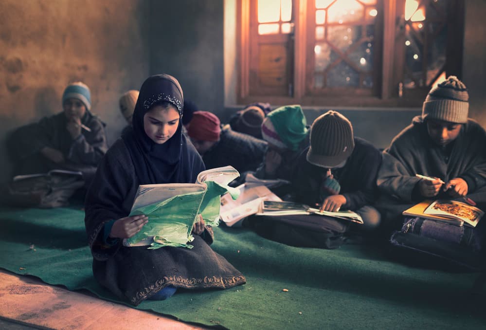 Warm Light Learning by Haitham AL Farsi — canvas wall art