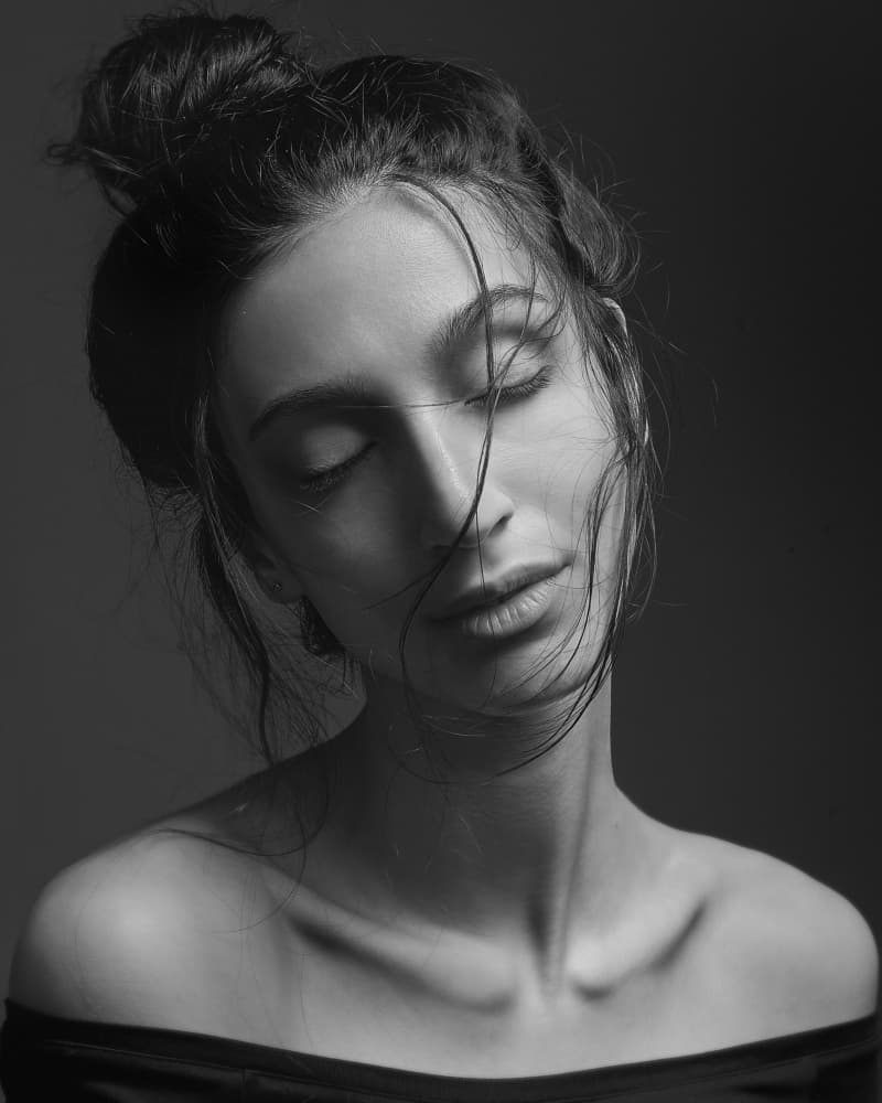 Thoughtful Woman Portrait by Shizuo Shiki — canvas wall art