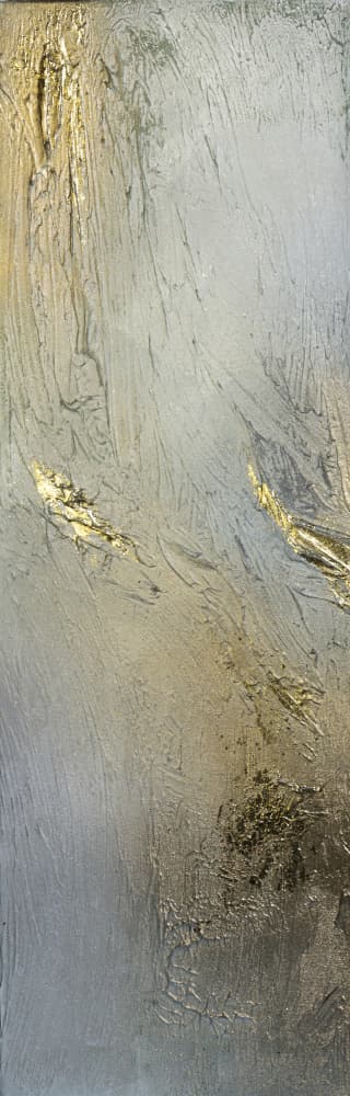 Shimmering Gold Silver by Anete Purina-Purite — canvas wall art